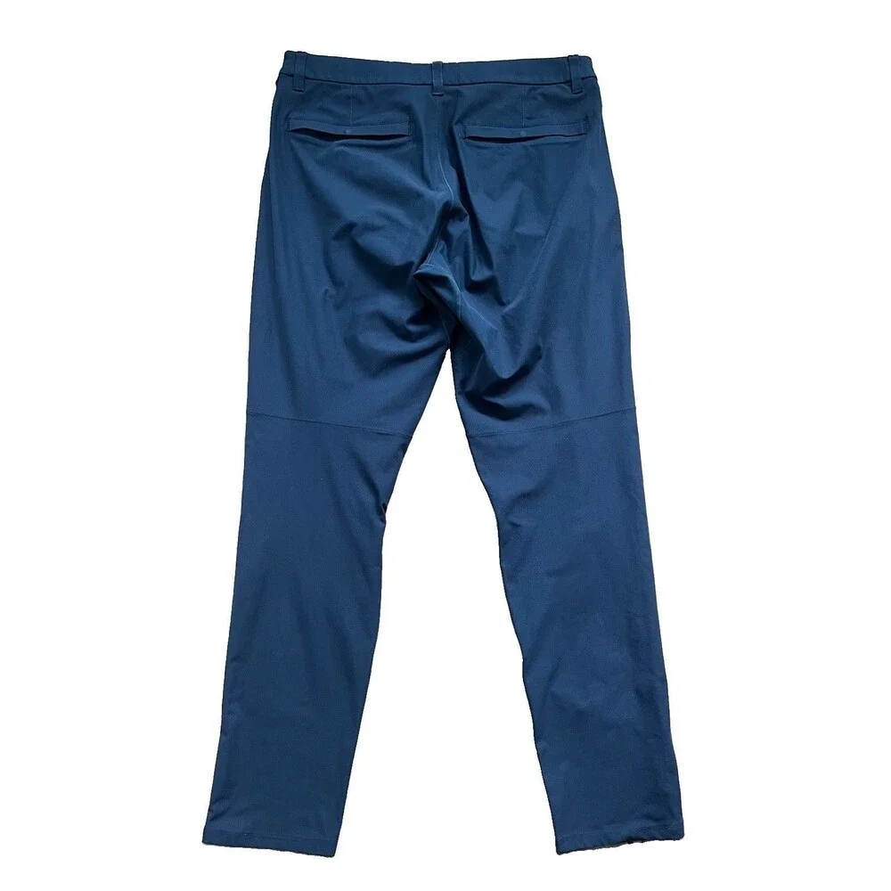 Lululemon ABC Slim-Fit 5 Pocket Pant Warpstreme size 33 in Navy